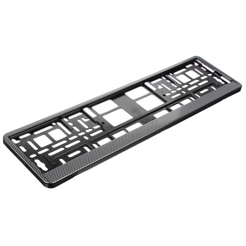 NG Рамка автомобильного номера пластик тиснение карбон темный 52 7х13 3 см 679₽