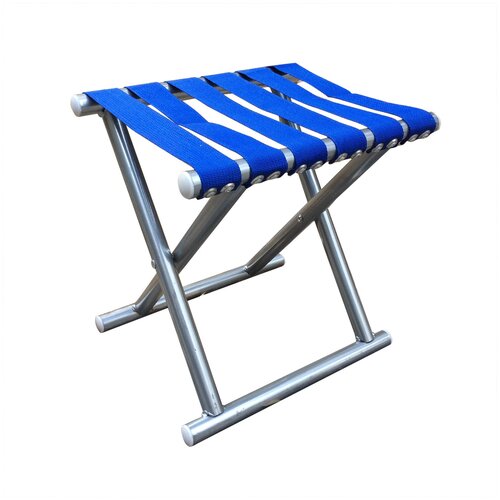 фото Складной стул с лентами, синий, 31*30*25 см mf