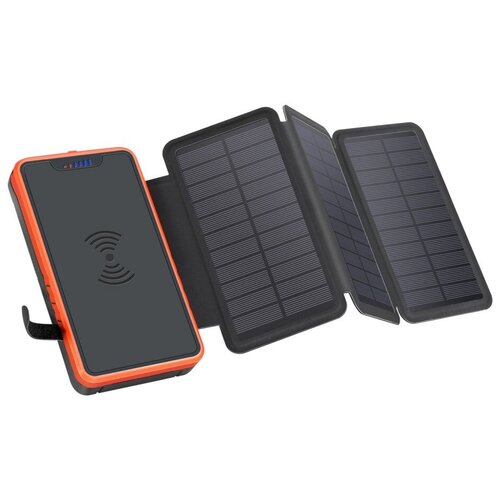 Внешний аккумулятор YZ-820W c раскладными солнечными панелями беспроводной зарядкой и LED подсветкой 20000 мАч 470900₽