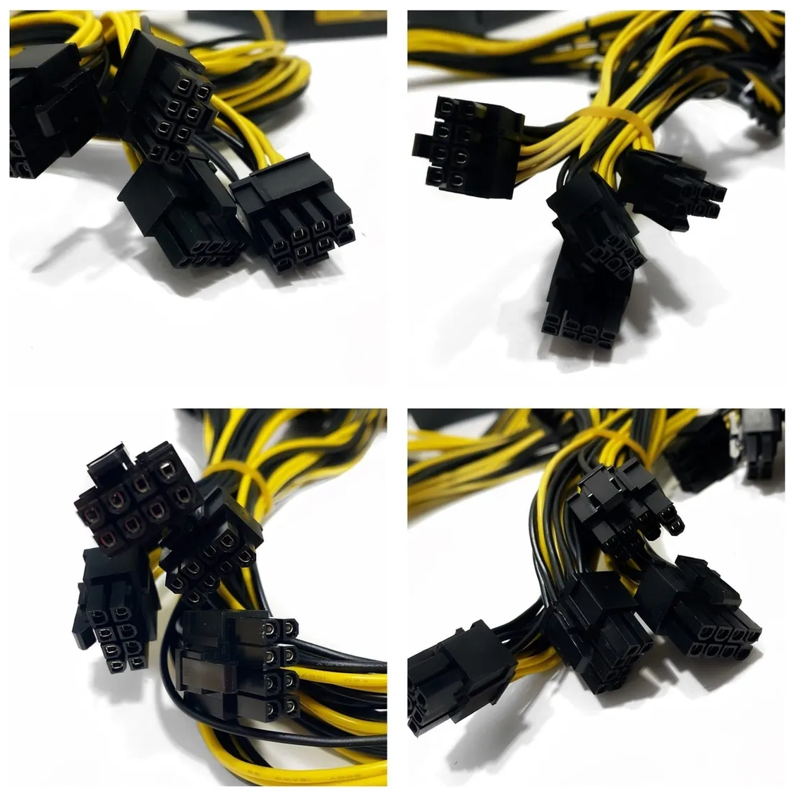 Блок питания для майнинга LX2000W 24pin, 16*(6+2)pin + кабель питания