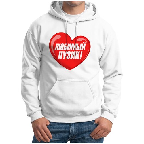 фото Худи coolpodarok, размер 56, белый
