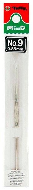 Крючок для вязания MinD 0,85мм, Tulip, TA-1036e