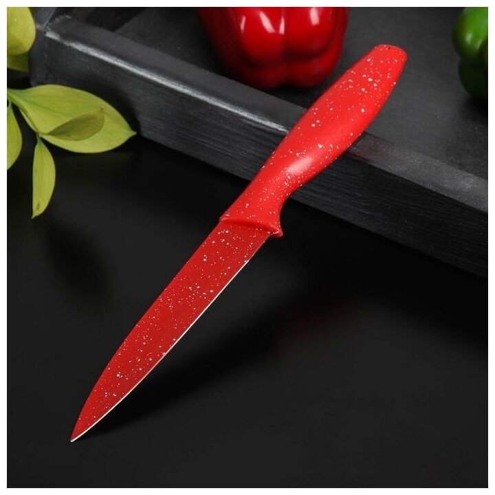 Нож с антиналипающим покрытием Доляна «Зефир»