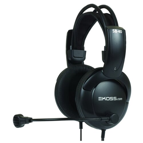 Комп Гарнитура KOSS SB40 с динамич дуг наушниками закрытого типа с микрофоном 20-20000Гц 120Ом96дбмВт шнур 24м 274300₽
