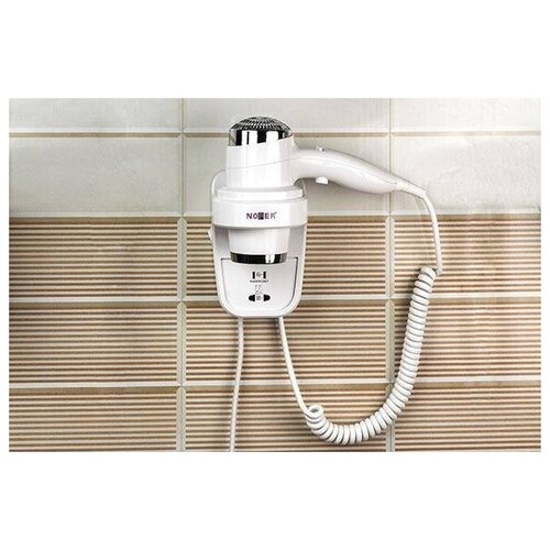Настенный фен Nofer HOTELline белый 1800-2200 W 02011W 729000₽