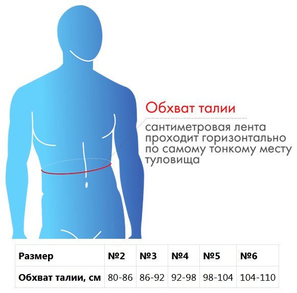 Утягивающий мужской пояс Крейт У-360 №4 (обхват по животу 92-98 см)