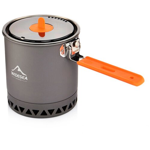 Походный котелок с теплообменником, 1,6 л