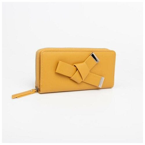 фото Кошелёк на кнопке, цвет жёлтый нет бренда