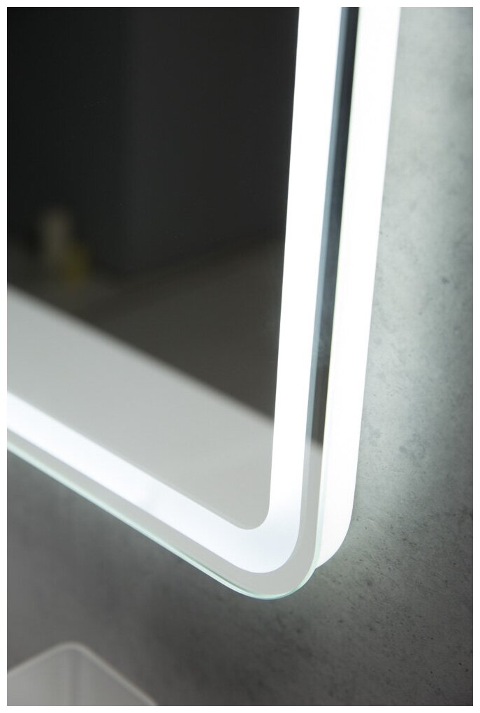 Зеркало со встроенным светильником, сенсорным выключателем и подогревом BelBagno SPC-MAR-700-800-LED-TCH-WARM - фотография № 6