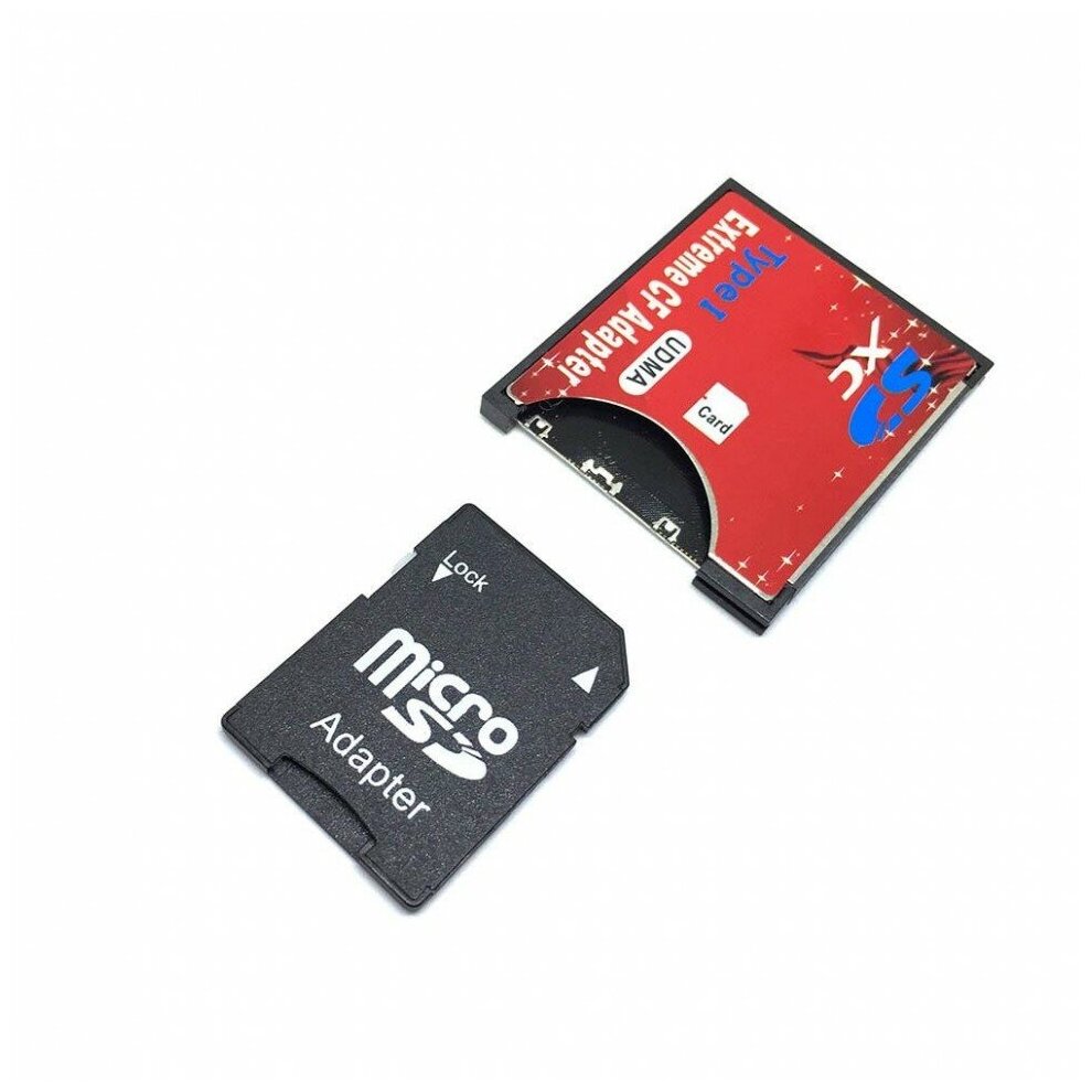 Переходник (адаптер) MicroSD, SD в слот (разъем) Compact Flash (СF), Espada EmSDSDCF