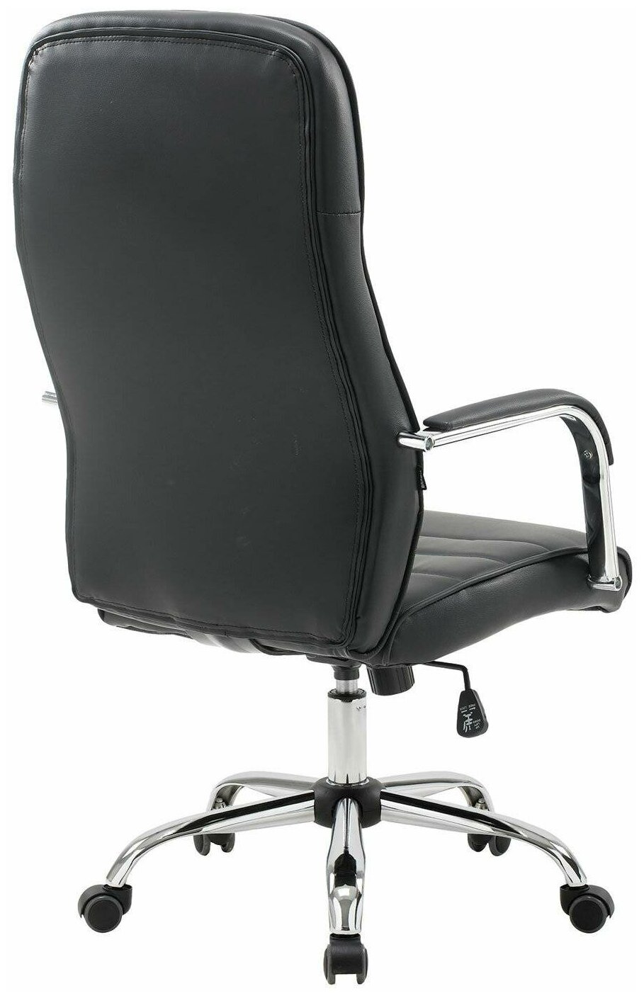 Кресло офисное BRABIX "Stark EX-547", экокожа, хром, черное, 531948 - фотография № 4