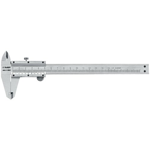 ЗУБР ШЦ-1-150 штангенциркуль стальной, 150 мм