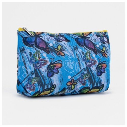 фото Косметичка на молнии, цвет голубой нет бренда