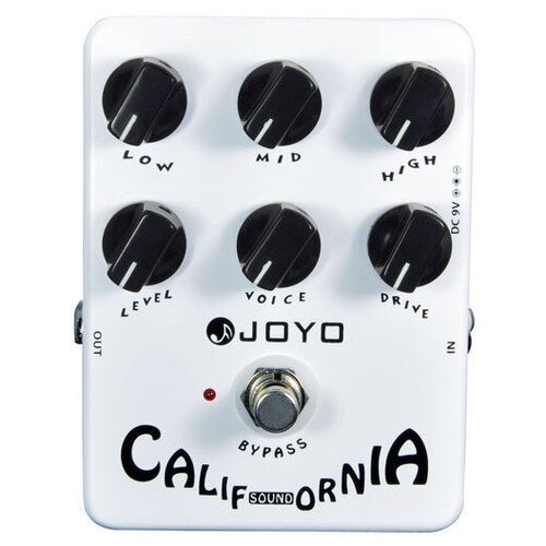 joyo педаль эффектов jf 16 british sound 1 шт Педаль эффектов Joyo JF-15-California-Sound