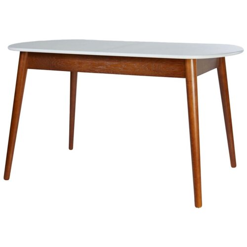 Стол «Эней» 130x80, Белый+Орех