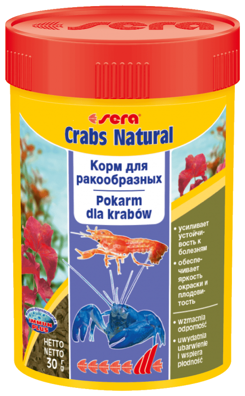 Сера Корм для раков и крабов CRABS NATURAL 100 мл 30 г (S0556) (2 шт)