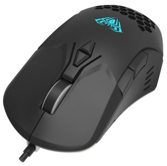 Мышь проводная AULA F809 3200 dpi USB черный