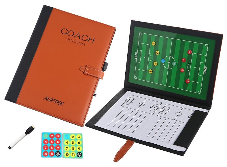 Планшет (папка) тренера / Тактическая доска / Тренерский планшет для футбола Penalty Premium Coach Board