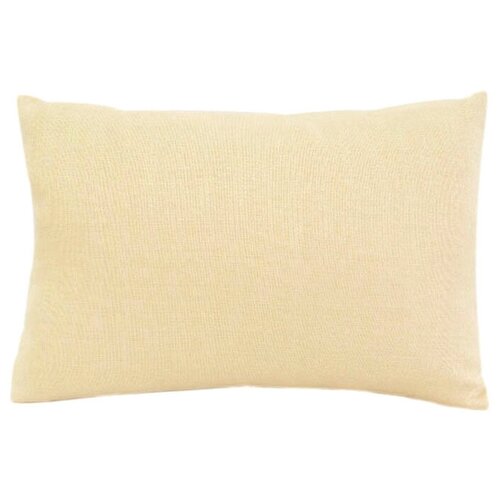 Подушка с чехлом 35*50 ткань желтое золото люрексом