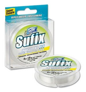 Sufix Леска монофильная зимняя флюорокарбон SUFIX INVISILINE ICE FLUOROCARBON (DS1IN018024A5C (50 м 0,16мм) )