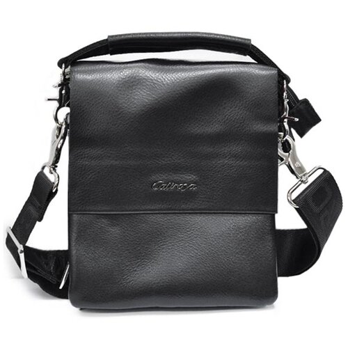 Сумка планшет CATIROYA / сумка через плечо черная кожаная / большая сумка через плечо / небольшая сумка через плечо / сумка планшет мужская