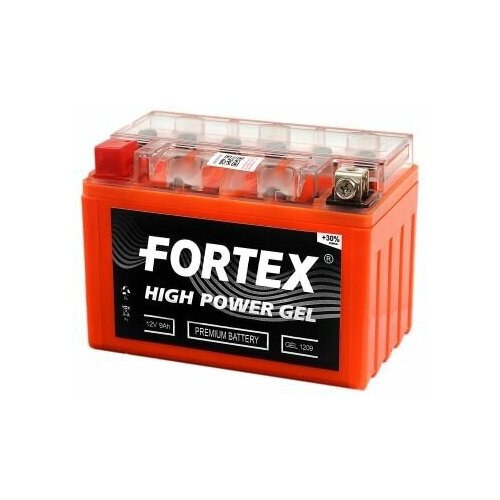 Мото аккумулятор FORTEX GEL 1209 12V9AH п.п. (YTX9-BS)