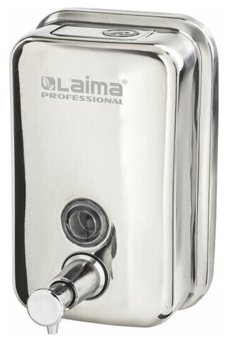 Диспенсер для жидкого мыла Лайма Professional inox, 0,5 л, нержавеющая сталь, зеркальный (605394) - фотография № 13