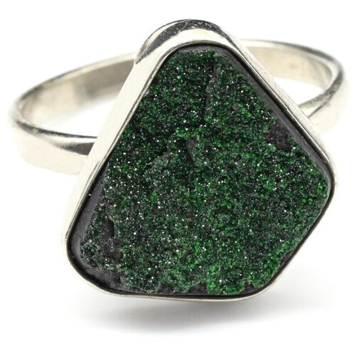 Кольцо Радуга Камня, размер 18, зеленый кольцо радуга камня лабрадорит размер 18 черный зеленый