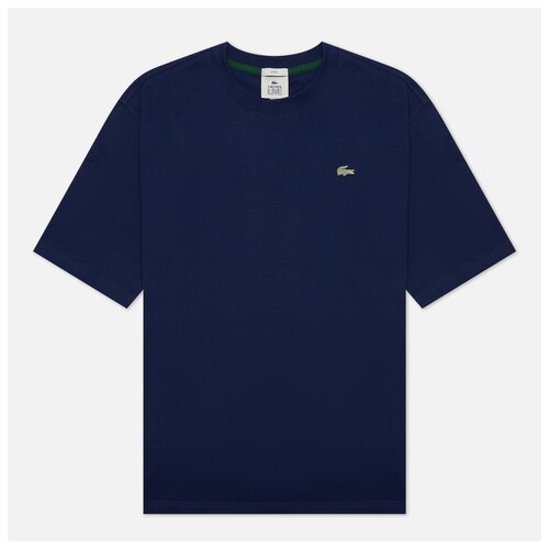 Мужская футболка Lacoste Live Loose Cotton синий , Размер S синий  