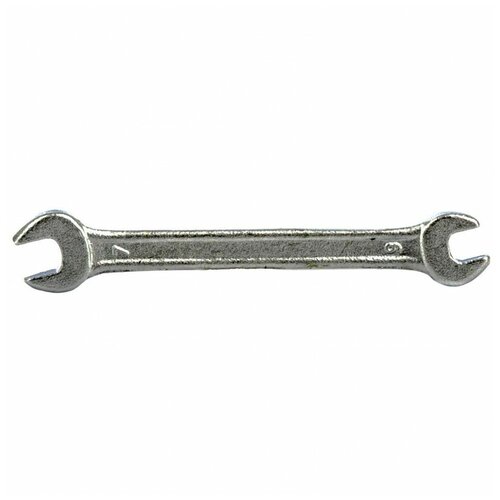 Ключ рожковый, 6 х 7 мм, хромированный Sparta 144305 sparta ключ рожковый 10 х 11 мм хромированный sparta