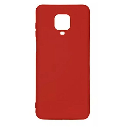 Силиконовый чехол на Xiaomi Redmi Note 9 / Redmi 10X, красный