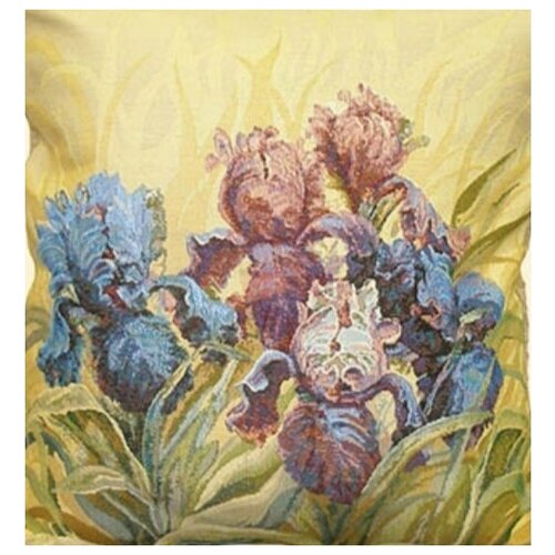 декоративная наволочка из гобелена Ирисы 50х50