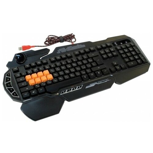 Клавиатура A4Tech Bloody B318 Black USB Multimedia Gamer LED подставка для запястий 374700₽
