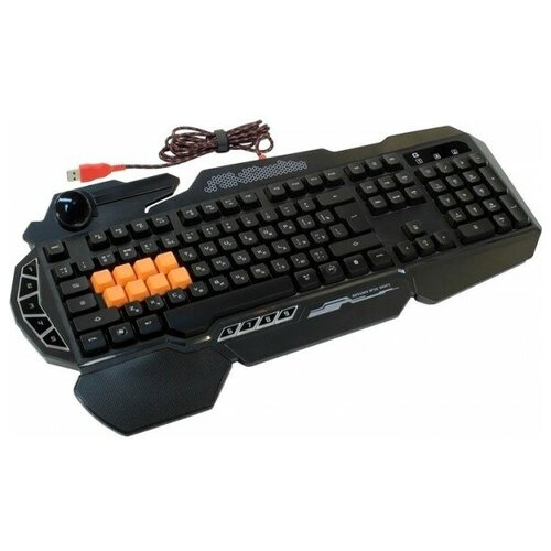 Клавиатура A4Tech Bloody B318 Black USB Multimedia Gamer LED (подставка для запястий)