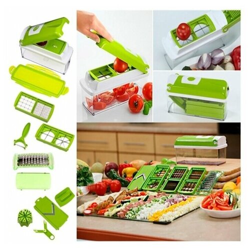 Овощерезка фрукторезка ручная тёрка шинковка 10в1