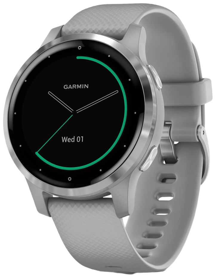 Умные часы Garmin Vivoactive 4s, серебристый/серый