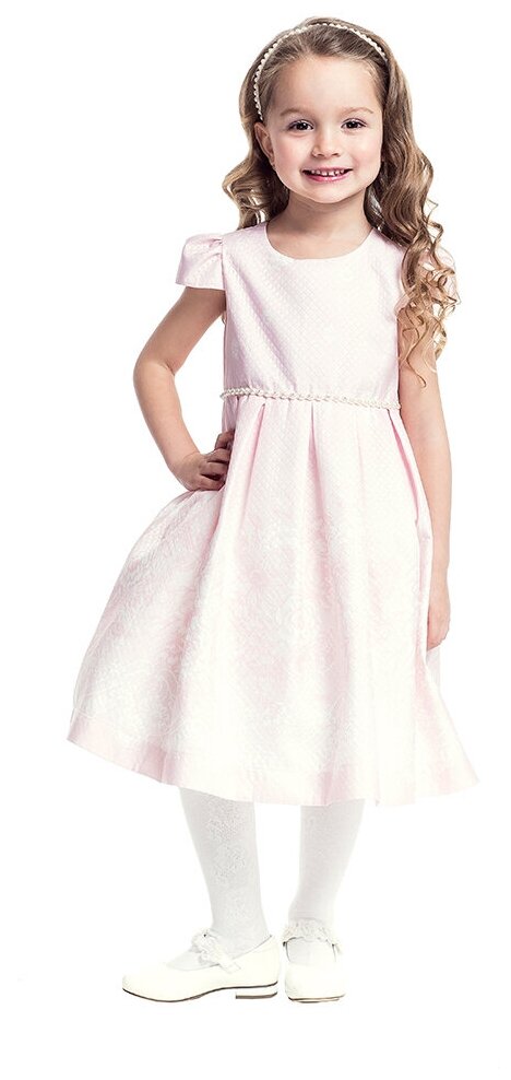 Платье Cascatto, комплект, размер 5-6/110-116, розовый