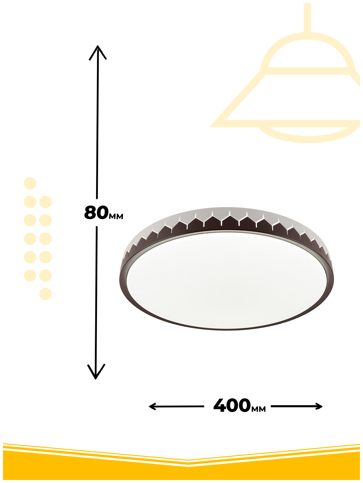 Люстра потолочная светодиодная светильник LED с пультом 48W PLC-6021-400 - фотография № 2