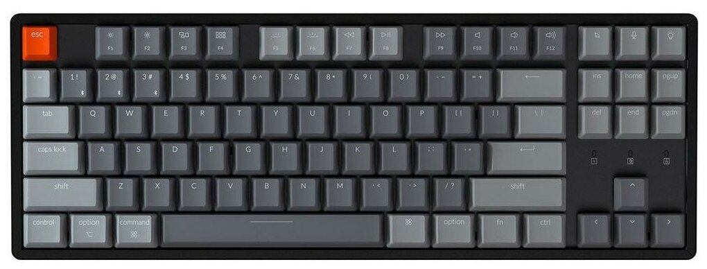 Клавиатура Keychron K8 Brown Switch Wireless White LED Black