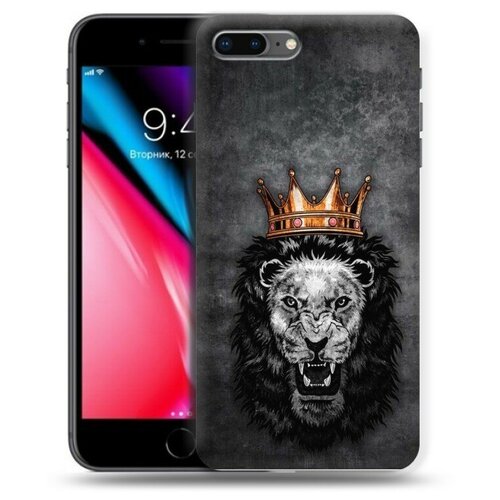 дизайнерский силиконовый чехол для iphone 13 король лев Дизайнерский силиконовый чехол для Iphone 7 Plus / 8 Plus Король лев