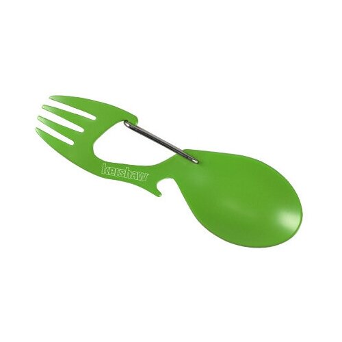 Вилка - ложка Kershaw Ration Fork & Spoon Tool (Spring Green) модель 1140GRN food grade watermelon eating tool plastic ice cream spoon fruit spoon baller ice ball maker scoop spoon kitchen tool