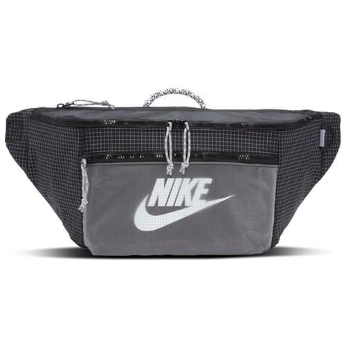 фото Сумка на пояс nike trl tech waistpack cv1411-010 (black-black-white)