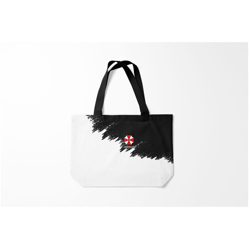 фото Сумка-шоппер / 46х35 см / геймерам / resident evil umbrella corp burnettie