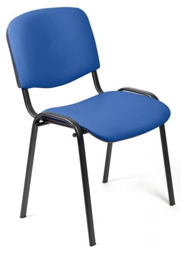 фото Стул UP_EChair Rio(изо) черн, к/з синий Z06