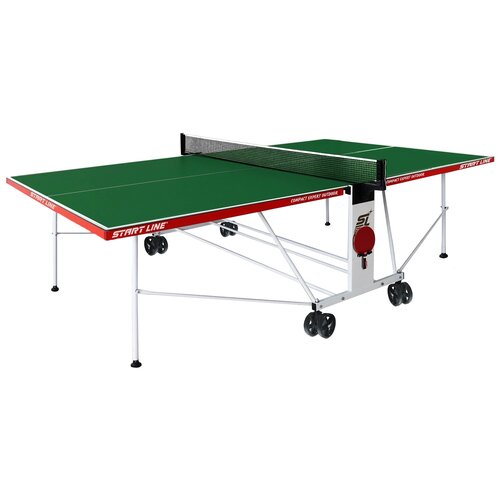 Стол для помещения Start Line Compact Expert Indoor green 274х152.5х76