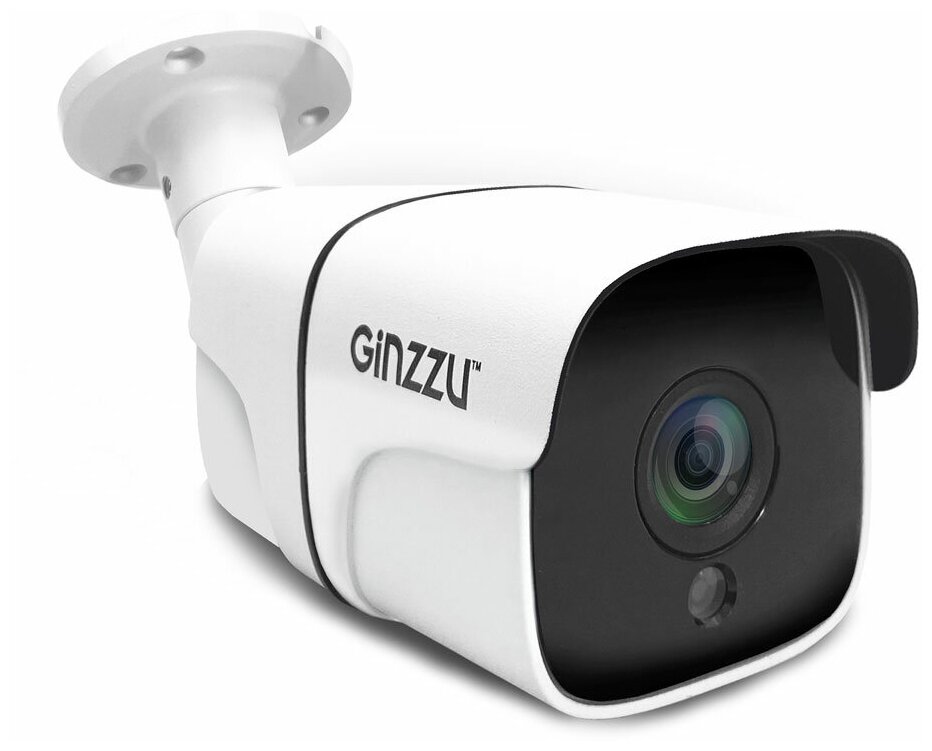 Камера в/наблюдения GINZZU HWB-2304A, WiFi 2.0Mp, 3.6mm, SD, IR 40м, IP66, мет. - фотография № 1