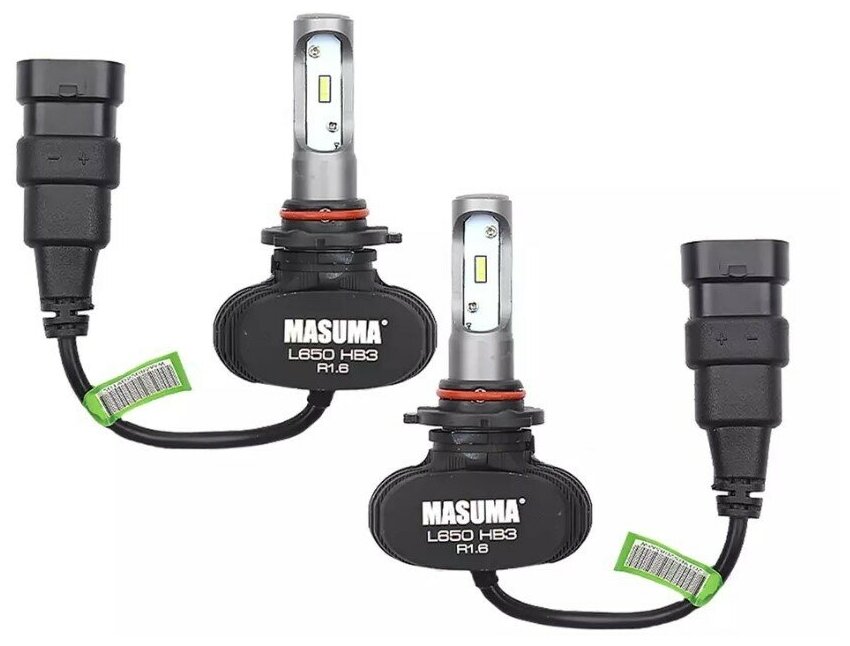 MASUMA L650 Лампы HB3 6000K 4000Lm P20d LED [к-т 2шт]