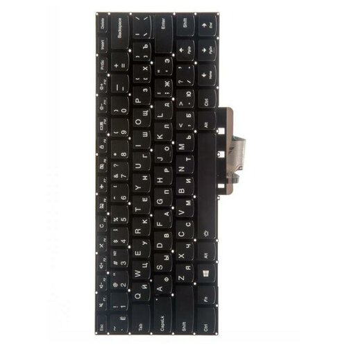 Клавиатура keyboard для ноутбука Lenovo Yoga 510-14ISK 510-14AST 510S черная с подсветкой SN20K82149 2046₽