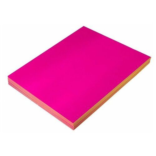 Calligrata Бумага А4, 100 листов, 80 г/м, самоклеящаяся, флуоресцентный, ярко-розовая