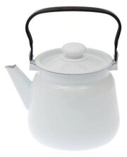 Чайник, 3,5 л, эмалированная крышка, цвет белый Сибирские товары 1533934 .